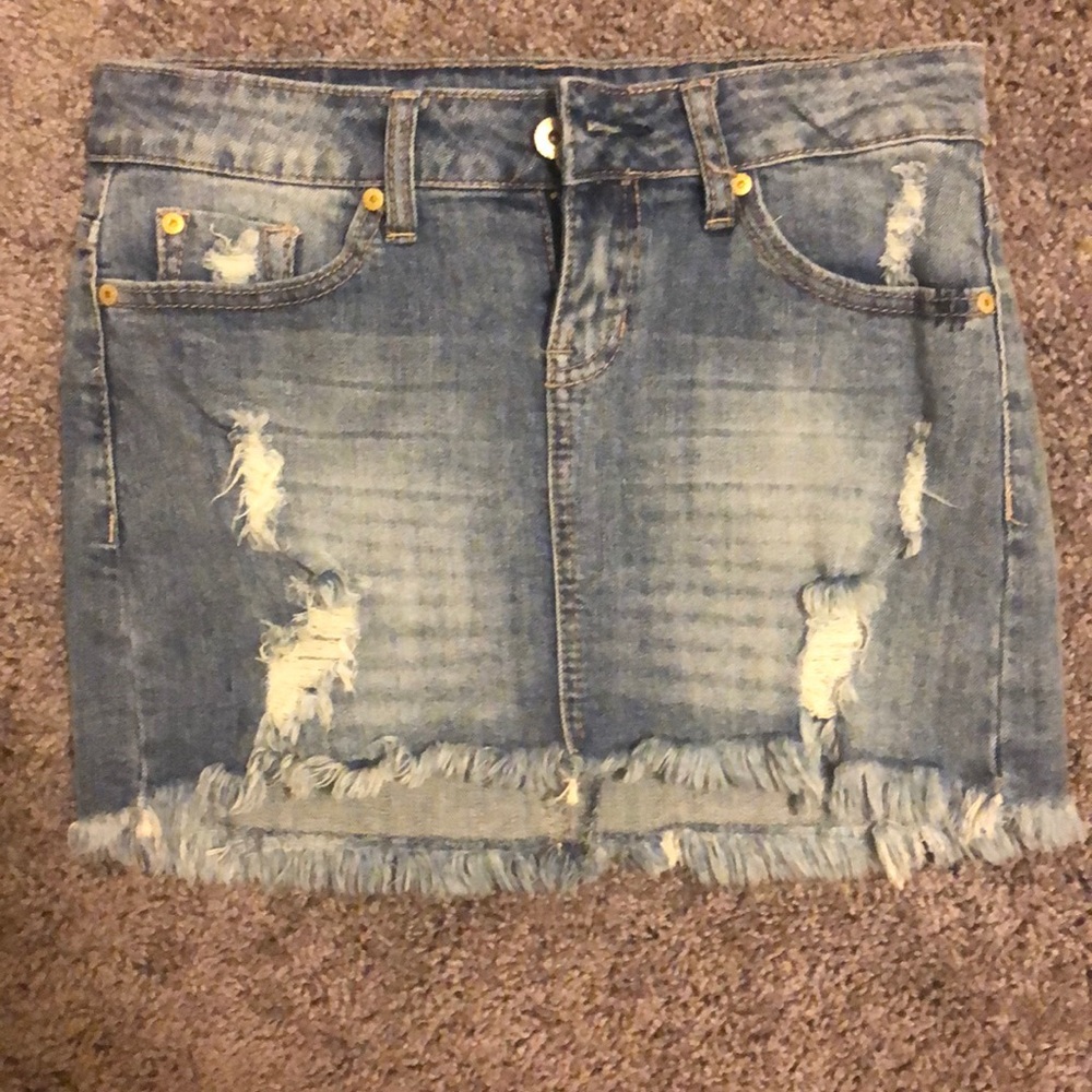 Denim skirt